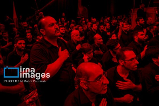 عزاداری شب هفتم محرم- هیأت «آیین حسینی»