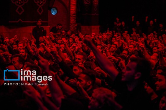 عزاداری شب هفتم محرم- هیأت «آیین حسینی»