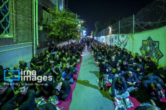 عزاداری شب هفتم محرم- هیأت «آیین حسینی»