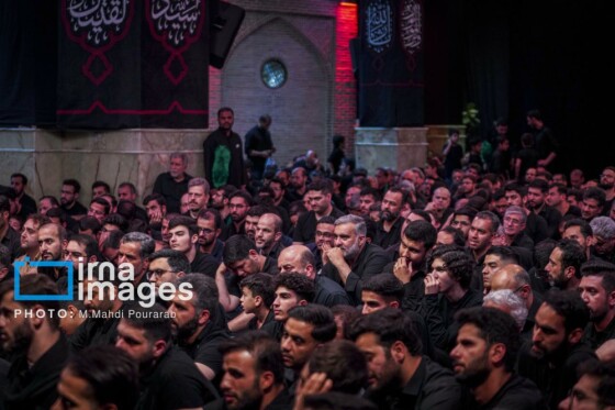 عزاداری شب هفتم محرم- هیأت «آیین حسینی»
