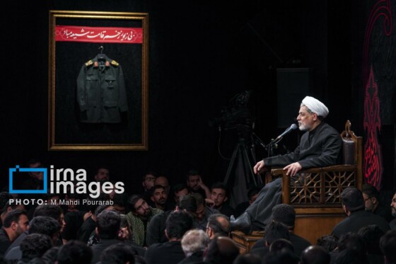 عزاداری شب هفتم محرم- هیأت «آیین حسینی»