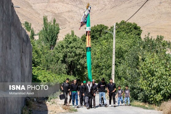 آیین سنتی علمگردانی در روستای تاریخی هزاوه