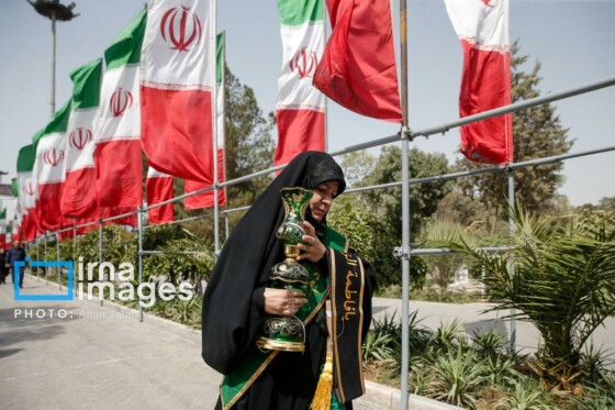 حضور جامعه ورزش بر مزار شهدای حمله رژیم صهیونیستی