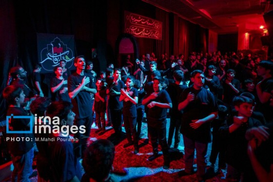 عزاداری شب هفتم محرم- هیأت «آیین حسینی»