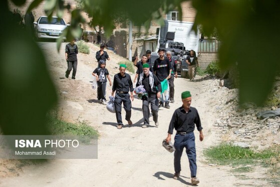 آیین سنتی علمگردانی در روستای تاریخی هزاوه