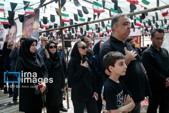 حضور جامعه ورزش بر مزار شهدای حمله رژیم صهیونیستی