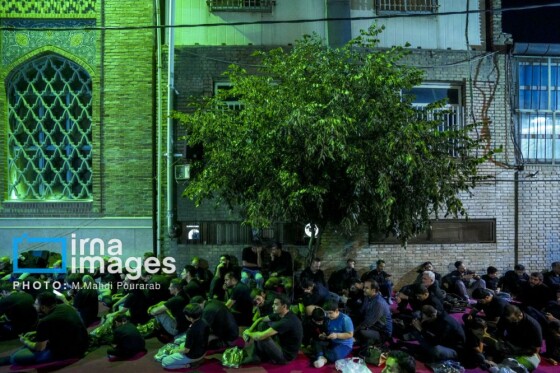 عزاداری شب هفتم محرم- هیأت «آیین حسینی»