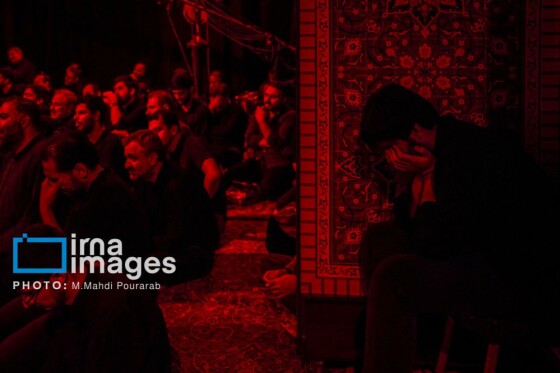 عزاداری شب هفتم محرم- هیأت «آیین حسینی»