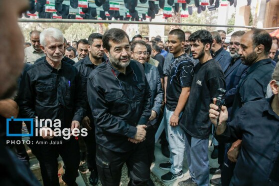 حضور جامعه ورزش بر مزار شهدای حمله رژیم صهیونیستی