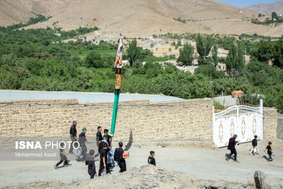 آیین سنتی علمگردانی در روستای تاریخی هزاوه