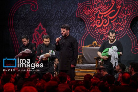 عزاداری شب هفتم محرم- هیأت «آیین حسینی»