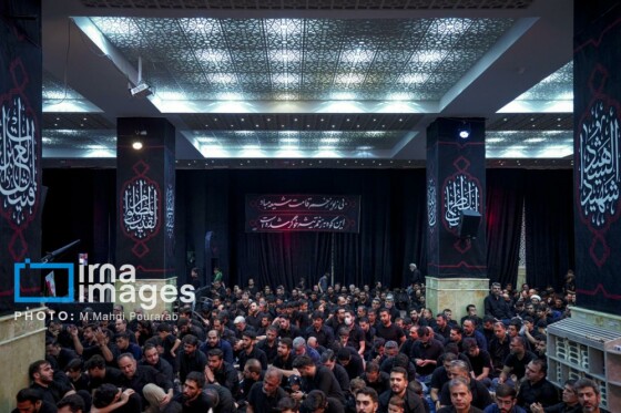 عزاداری شب هفتم محرم- هیأت «آیین حسینی»