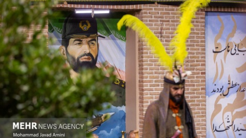 گزارش تصویری/ تعزیه‌خوانی دهه اول محرم در منزل شهید عباس بابایی
