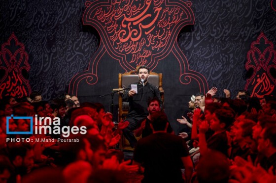عزاداری شب هفتم محرم- هیأت «آیین حسینی»