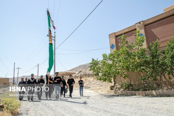 آیین سنتی علمگردانی در روستای تاریخی هزاوه