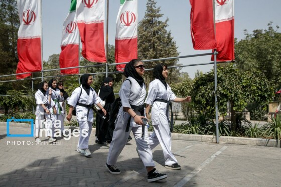 حضور جامعه ورزش بر مزار شهدای حمله رژیم صهیونیستی