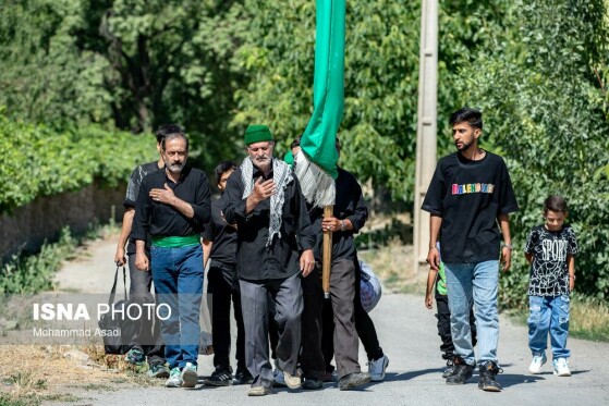 آیین سنتی علمگردانی در روستای تاریخی هزاوه