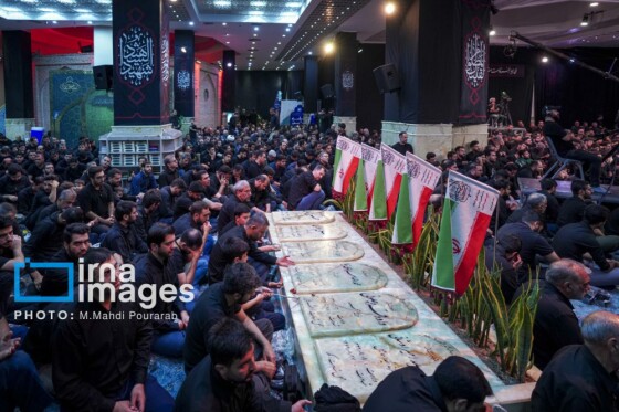 عزاداری شب هفتم محرم- هیأت «آیین حسینی»