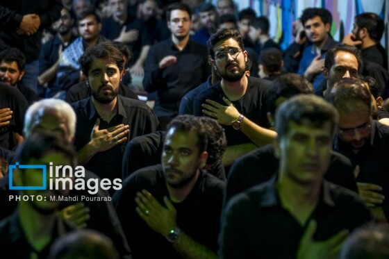 عزاداری شب هفتم محرم- هیأت «آیین حسینی»