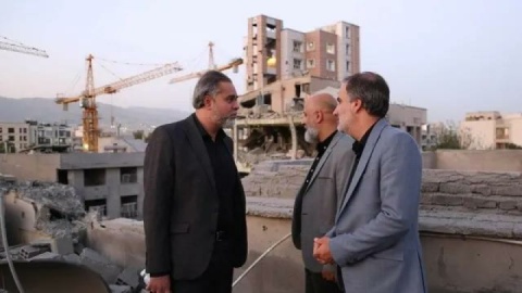 فیلم/دیدار رییس سازمان سینمایی و مدیرعامل خانه سینما با سینماگران آسیب‌دیده از حملات رژیم صهیونیستی