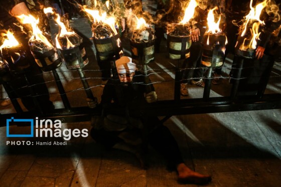 مشعل گردانی نجفی های مقیم قم