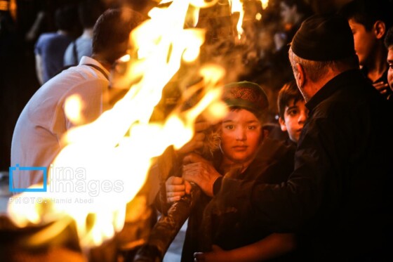 مشعل گردانی نجفی های مقیم قم