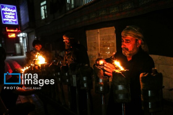 مشعل گردانی نجفی های مقیم قم