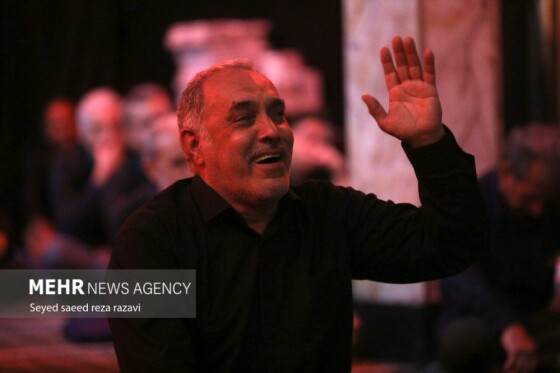 مراسم عزاداری شب هشتم محرم در امامزاده سید ناصرالدین(ع)