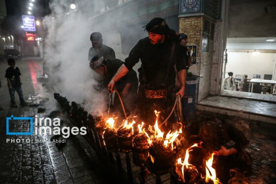 مشعل گردانی نجفی های مقیم قم
