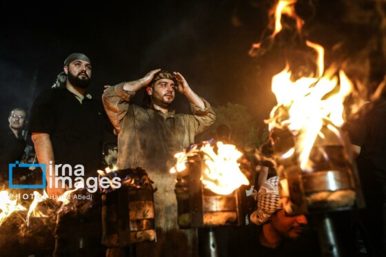 مشعل گردانی نجفی های مقیم قم