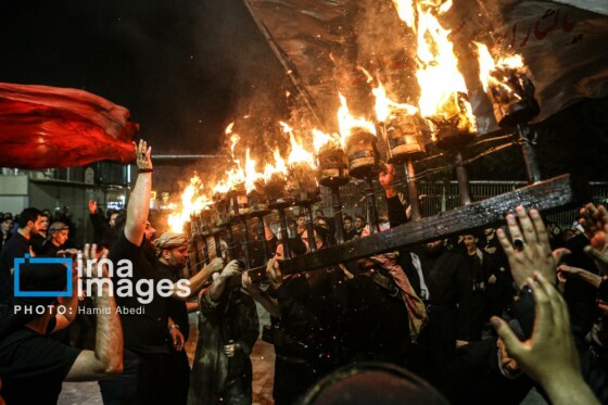 مشعل گردانی نجفی های مقیم قم