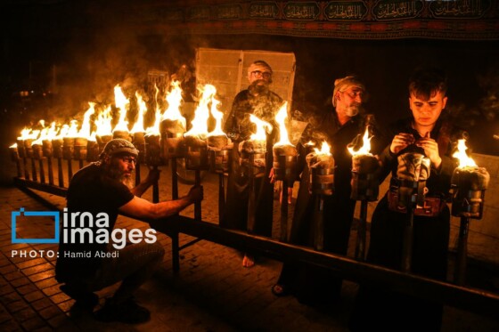 مشعل گردانی نجفی های مقیم قم