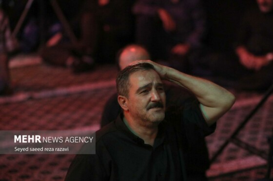 مراسم عزاداری شب هشتم محرم در امامزاده سید ناصرالدین(ع)