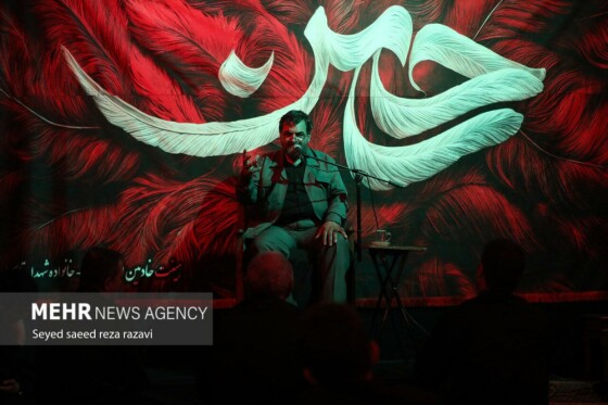 مراسم عزاداری شب هشتم محرم در امامزاده سید ناصرالدین(ع)