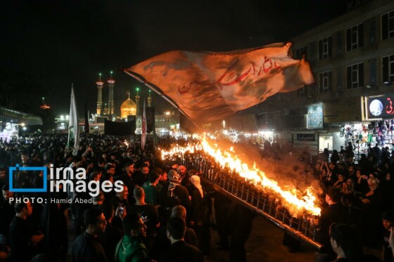 مشعل گردانی نجفی های مقیم قم