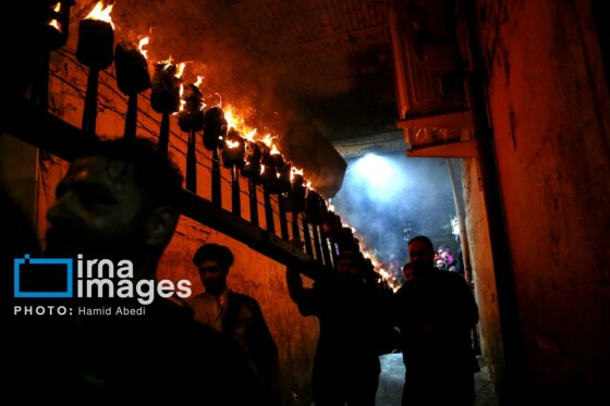 مشعل گردانی نجفی های مقیم قم