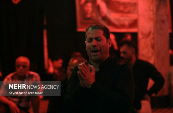 مراسم عزاداری شب هشتم محرم در امامزاده سید ناصرالدین(ع)