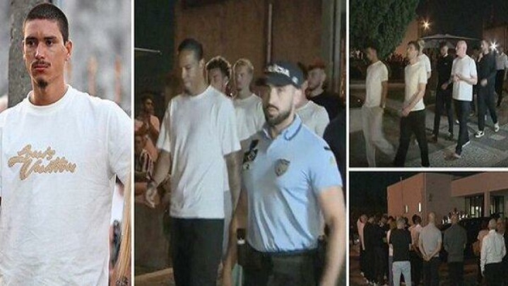 حضور بازیکنان لیورپول در مراسم وداع با پیکر «دیگو ژوتا»