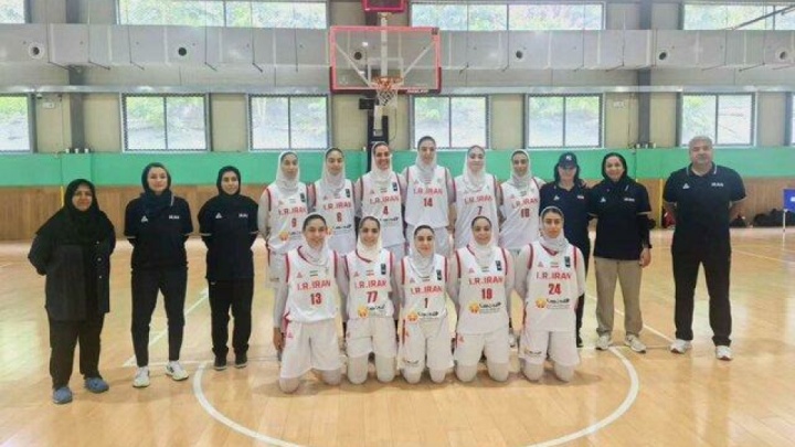 پیروزی بسکتبال زنان ایران مقابل تیم چینی
