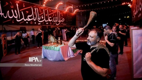 عزاداری سالار شهیدان در محله نارمک