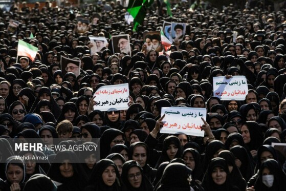 دسته عزاداری «یوم الزینب» در زنجان