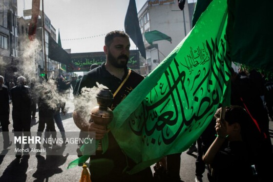 دسته عزاداری «یوم الزینب» در زنجان