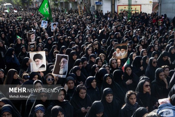 دسته عزاداری «یوم الزینب» در زنجان