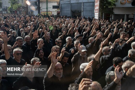 دسته عزاداری «یوم الزینب» در زنجان