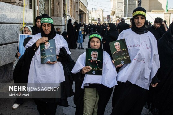 دسته عزاداری «یوم الزینب» در زنجان