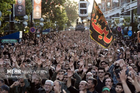 دسته عزاداری «یوم الزینب» در زنجان