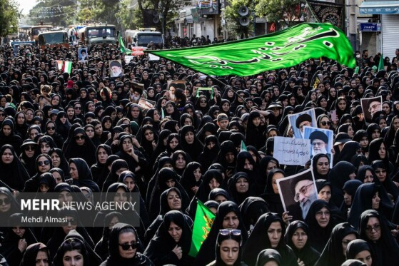 دسته عزاداری «یوم الزینب» در زنجان