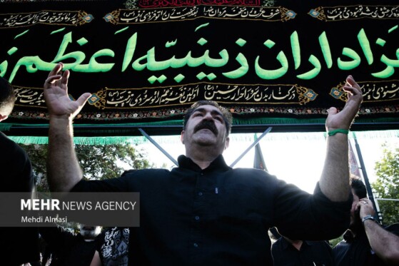 دسته عزاداری «یوم الزینب» در زنجان