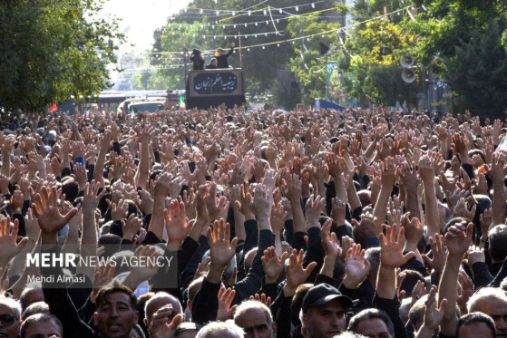 دسته عزاداری «یوم الزینب» در زنجان