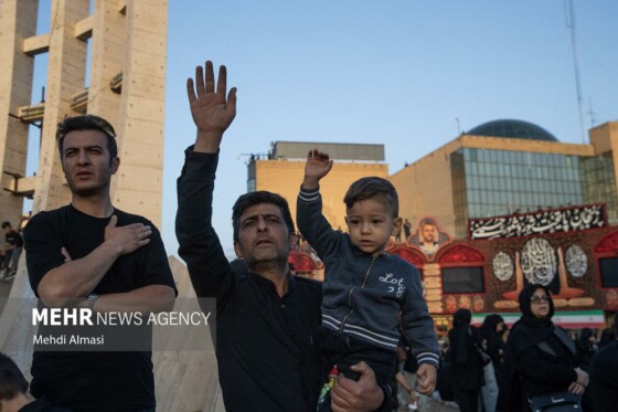 دسته عزاداری «یوم الزینب» در زنجان